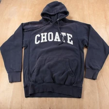 vtg MV SPORT Choate Rosemary Hall reverse weave hoodie sweatshirt EXTRA SMALL