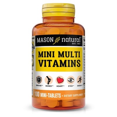 Mini Multi Vitamins, Vitamins A, , D3, , B1, B2, B3, B6, B12, Folate and Calc...