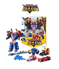 Tobot Toy Mini MASTER V 6 Vehicles Transform into a combined Robot Toy Figure