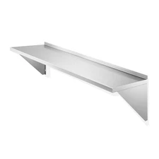 12" x 60" Stainless Steel Shelf, NSF Commercial Restaurant Kitchen Wall Shelves