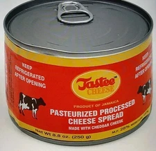 Jamaican Tastee Cheese - Pasteurized Processed Cheese Spread 8.8 oz 1 Can