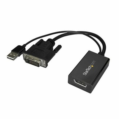 DisplayPort-auf-DVI-Adapter Startech DVI2DP2 Schwarz