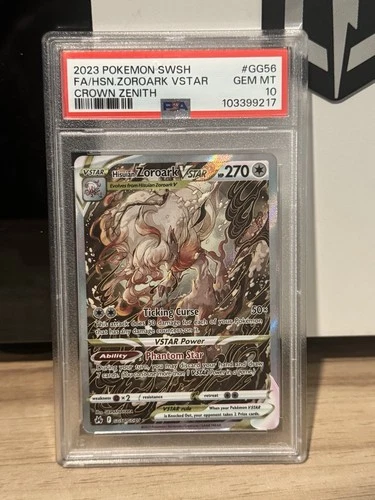 2023 Pokemon SWSH Crown Zenith #GG56 FA Hisuian Zoroark VSTAR PSA 10 GEM MINT