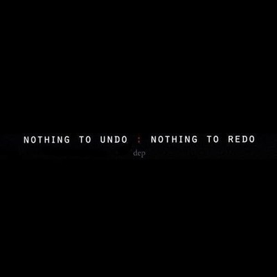 Dep Nothing To Undo: Nothing To Redo (CD)