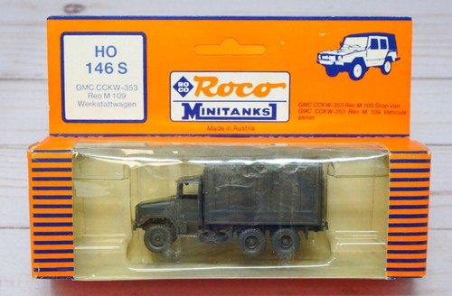 Roco Herpa Minitanks 1146 S, GMC CCKW-353 Reo M109 Shop Van, escala 1/87 HO | Zustand: New