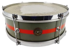 1960's Gretsch 5x14 Jazz Combo Snare in Green & Red Duco Line - Free Shipping