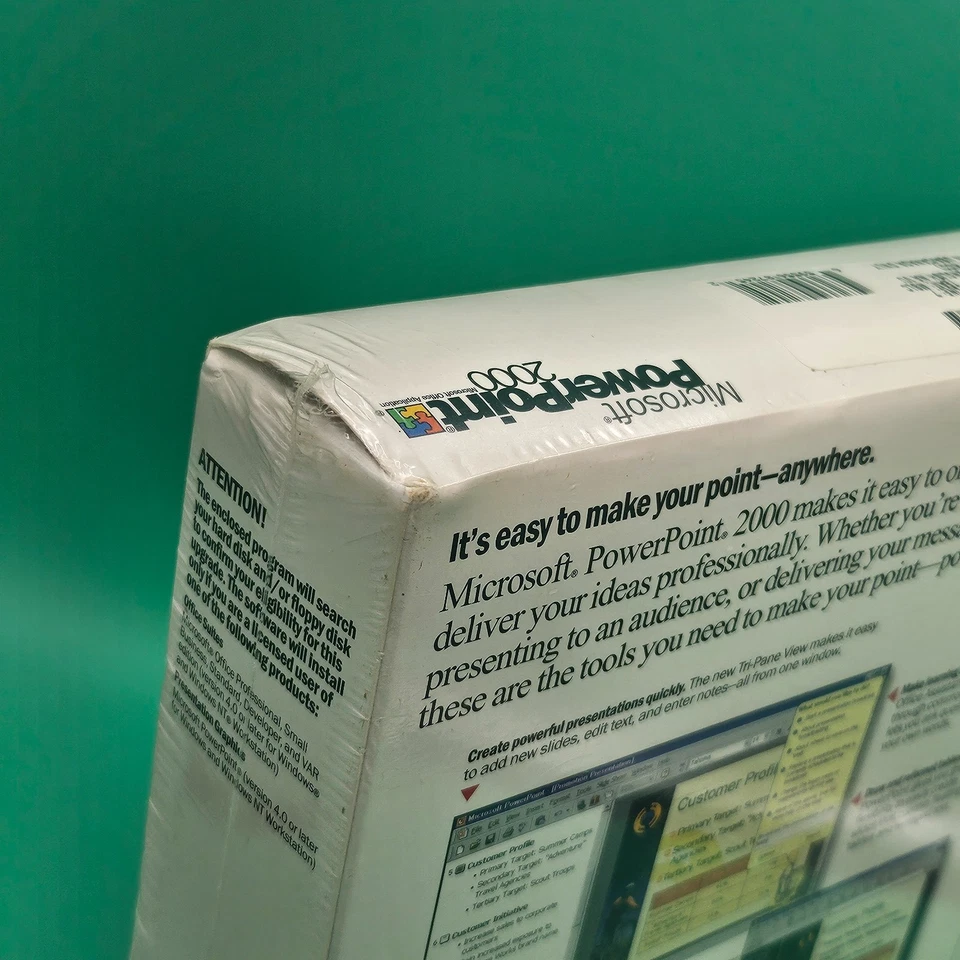 Microsoft PowerPoint 2000 Standard CD-ROM Special Upgrade Price for Windows BOX - Image 3 of 4