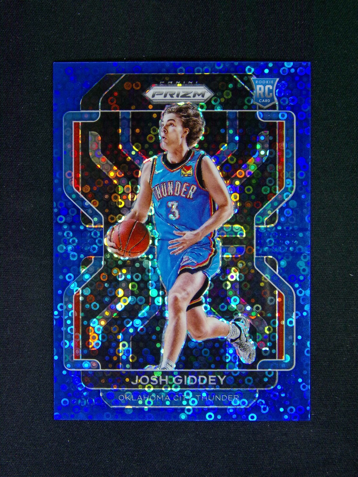 2021-22 Panini Prizm Josh Giddey #301 RC Rookie Fast Break Blue /150