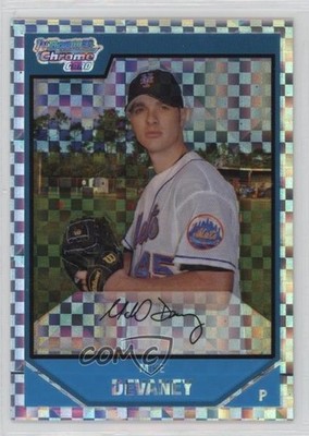 2007 Bowman Chrome Prospects X-Fractor 57/275 Mike Devaney #BC40 sh7