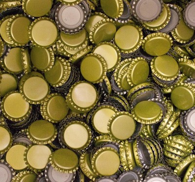 HOB Gold Crown Seals 400 Pack Bottling Homebrewing Beer Kombucha Ginger Beer