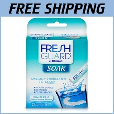 24 Count Soak Crystals by Efferdent - Optimal Clean for Retainers & Braces