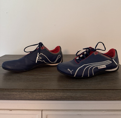 PUMA BMW Motorsport x Future Cat Men's Low Driving Sneakers Blue/Red/White