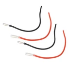 10PCS RC Brushed Motor Cable Black Red 4mm Banana Connector 16AWG Silicon Wire ↑