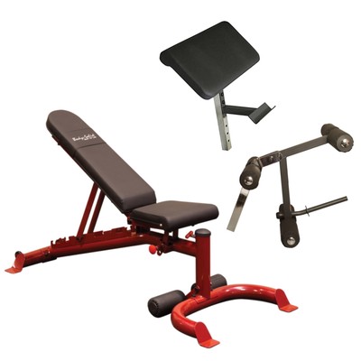 Body Solid Incline Decline Flat Weight Bench W Leg Developer