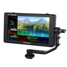 FEELWORLD LUT6S 6 inch DSLR Camera Field Monitor Touch HD 2600nit 3G SDI 4K HDMI
