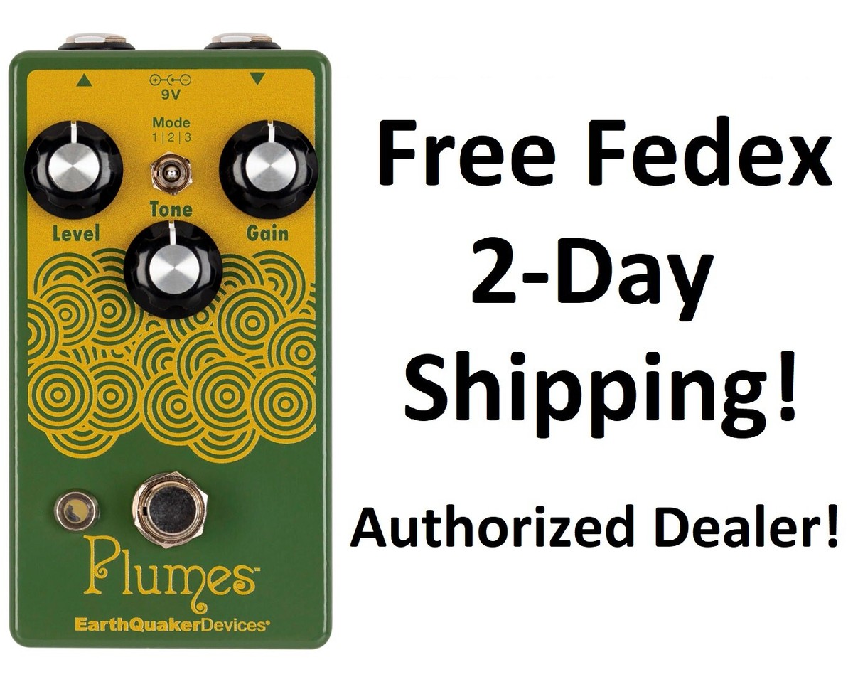 New Earthquaker Devices Plumes Small Signal Shredder Overdrive