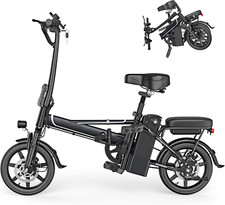 Ladped Peak 750W Foldable Electric Bike Adults 14" ebike 10.4AH 22MPH 28Miles