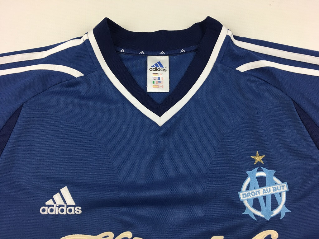ウェア 00s Adidas Marseille  Shirt Y2K 2002-03 Olympique Marseille Home Shirt (XL) – Eternal Pitch