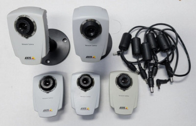 Lot of 5 Axis 207 Network Security Camera 0235-001-01