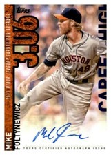 Mike Foltynewicz 2015 Topps Series 2 Career High Auto Card #CHA-MFO