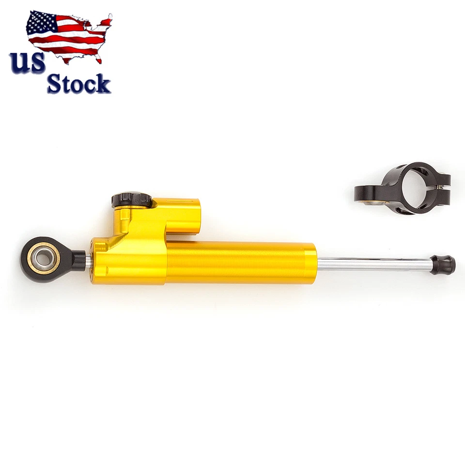 Kit estabilizador y soporte amortiguador de dirección de aluminio para Honda CBR600RR 900 954RR EE. UU. Foto 3 de 4