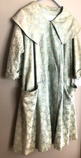 Vintage 50's Teal BROCADE Audrey Hepburn Style SEVENTY SEVEN ORIGINAL Coat