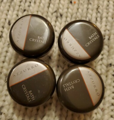 4 New Sealed Azzuro Bath Crystals Single Use | eBay