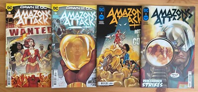 AMAZONS ATTACK 2 3 4 5 Campbell Georgiev Henry DC 2023/2024 NM 1st prints