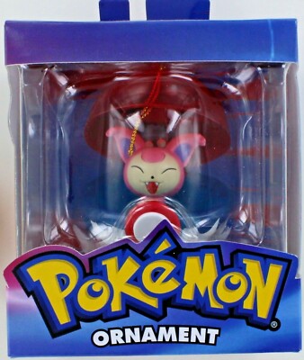 Pokemon SKITTY Christmas Ornament Poke Ball 2005 Retired Anime