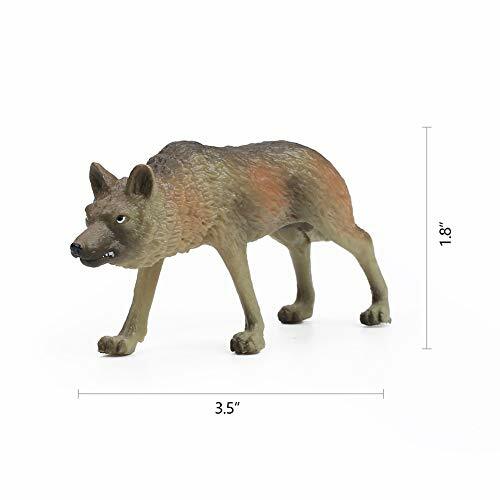7 Teile Wolf Spielzeug Figuren Set Wolf Tiere Figuren Wolf Set A/B Actionfiguren Neu - Bild 3 von 9