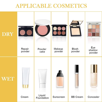 Make-up-Schwamm Set 9-teilig - Blender Für Flüssigkeit, Creme & Puder Inkl. Mini-Schwamm (Rosa)