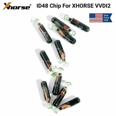 ID48 Glass Car Key Transponder Chip Work For Xhorse VVDI2 10pcs/lot