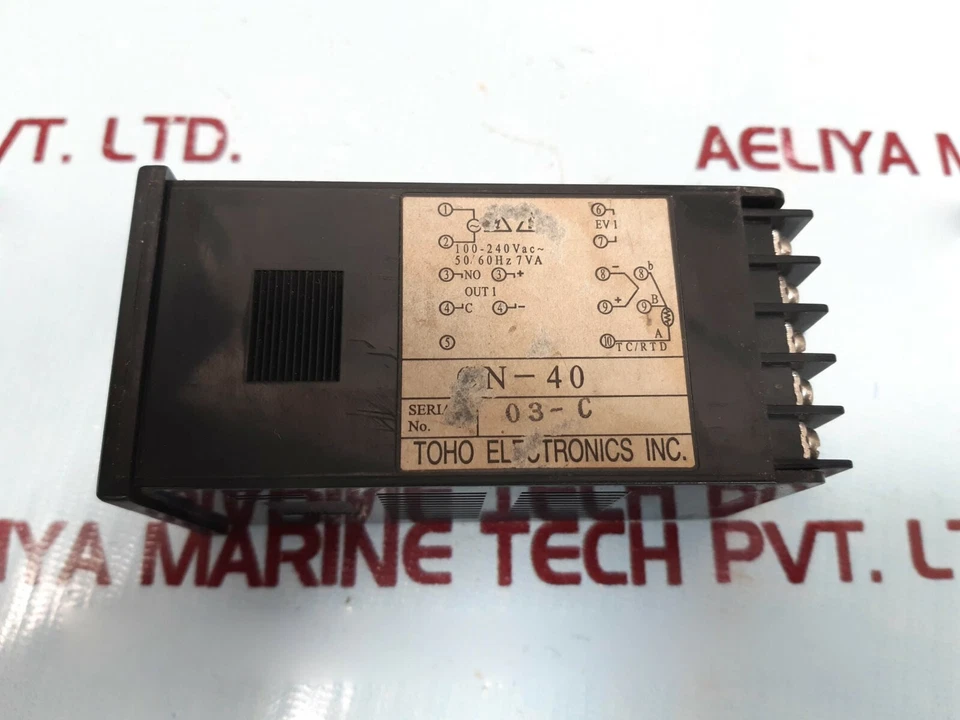 Controlador de temperatura digital Toho CN-40 100-240VAC 50/60HZ 7VA Foto 3 de 4