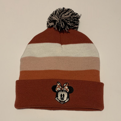 Disney Minnie Mouse Knit Hat Beanie w 