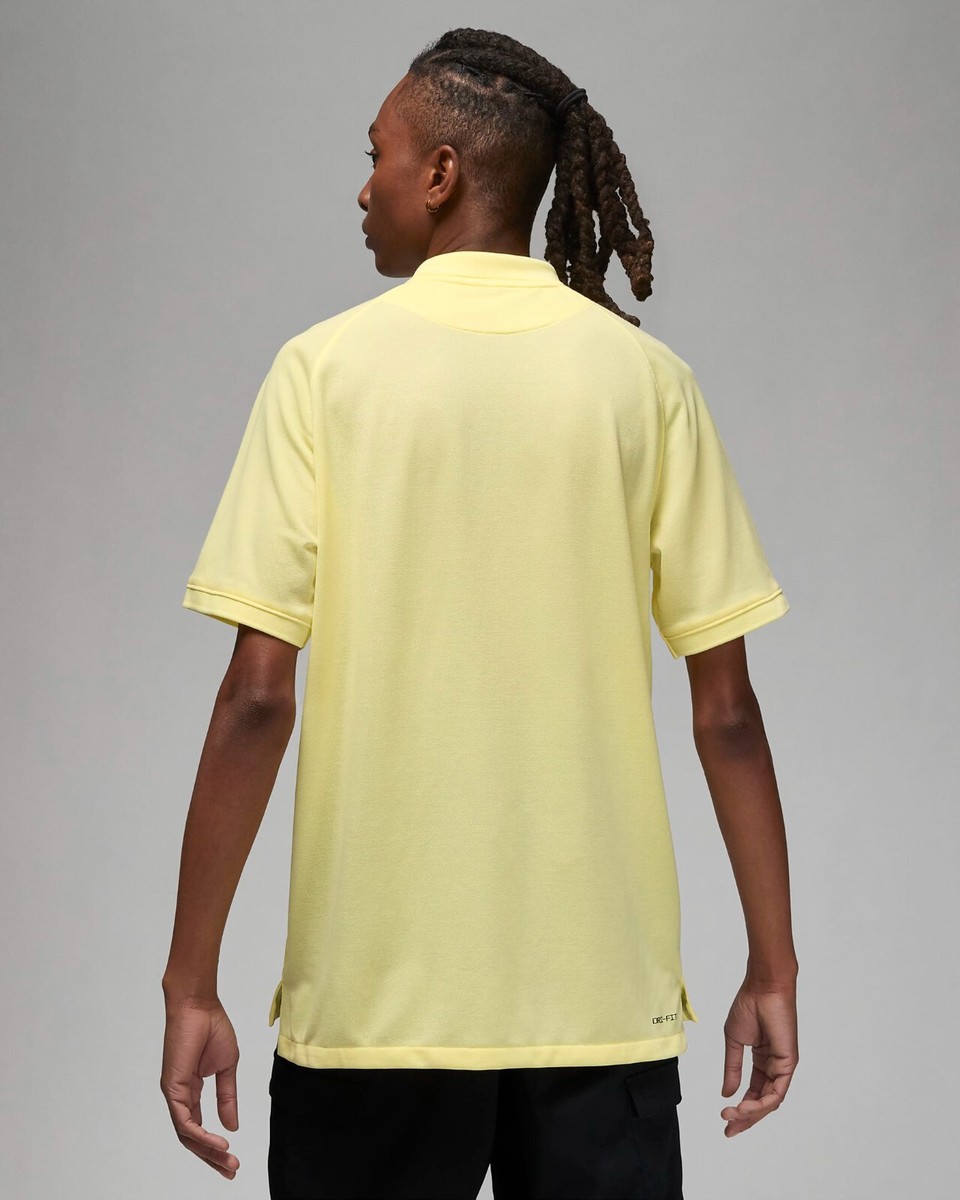 Nike Air Jordan Golf Dri-Fit Polo Shirt Sport Lemon Chiffon Nike Air Jordan Golf Dri-Fit Polo Shirt Sport Lemon Chiffon