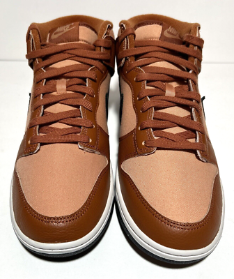 Nike Dunk Mid Mens Size 11 Amber Brown Black Dark Russet  display picture 1