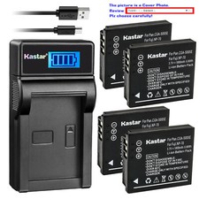 Kastar Battery LCD USB Charger for Kodak LB-080  Kodak PlaySport Zx5 SP1-YL3