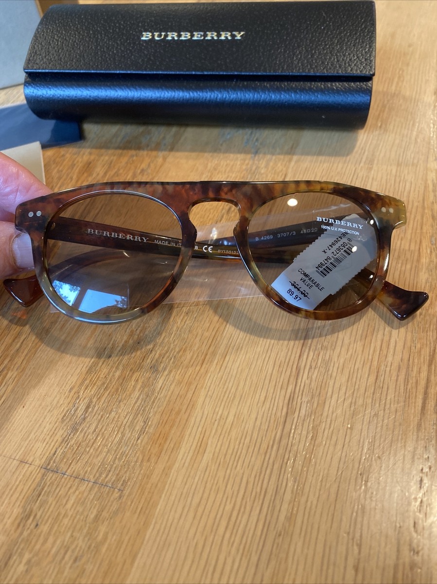 BURBERRY BE4269 3707 48 20 145 Women\'s Glasses Sunglasses Yellow Tortoise 48 mm Amazon.com: BURBERRY Sunglasses Wren BE4396U, Yellow Frame  main image 4