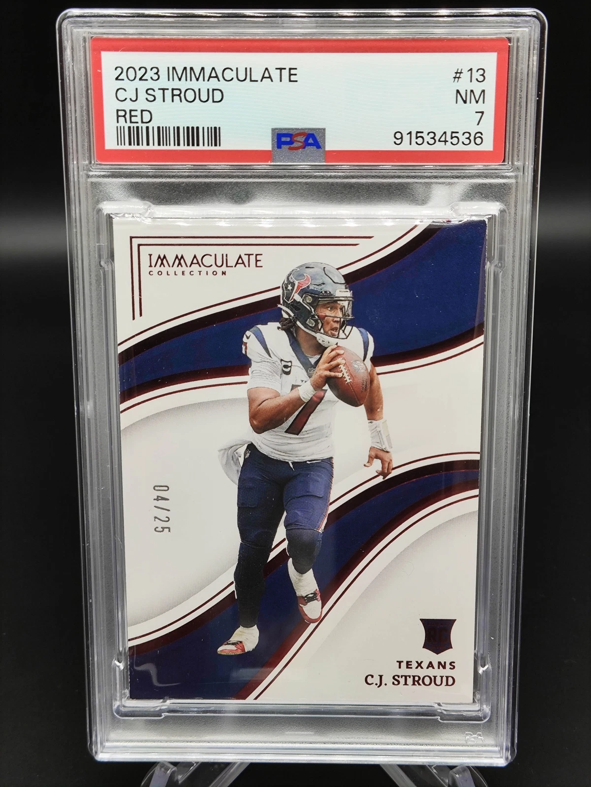 CJ Stroud Panini Immaculate Collection #13 Red