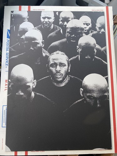 Displate Kendrick Lamar Hip Hop Autographed Edition 12x16 Metal Poster - 第 1/4 張圖片