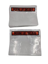 200x Packing List 7"x5.5" Envelopes Enclosed Self Adhesive Pouch Shipping Label