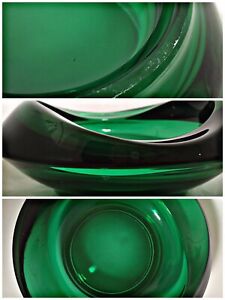Czech Bohemian Art Glass Jar  Bowl by Rudolf Jurnikl