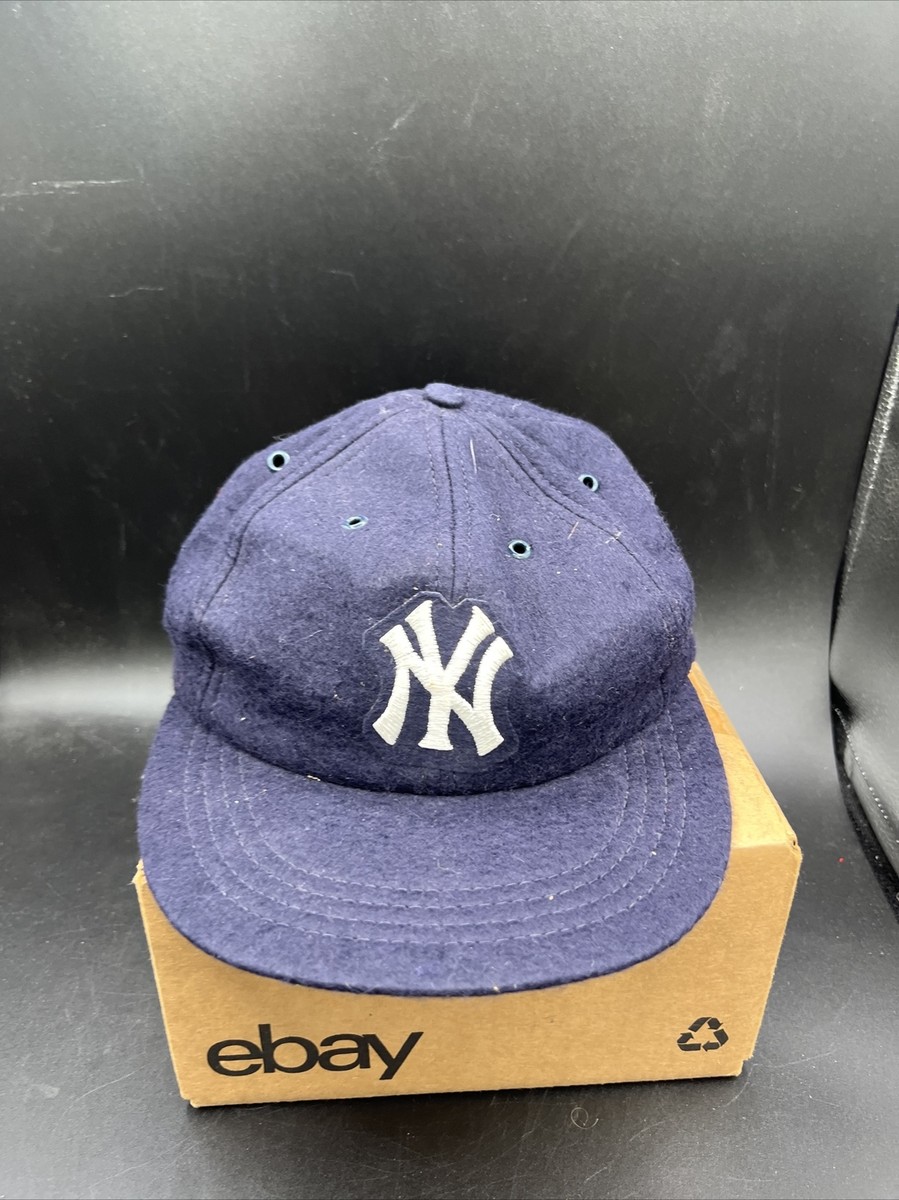 Vintage United Hatters Cap Millinery New York Yankees Wool Hat