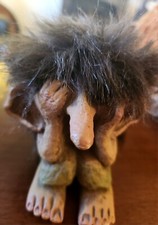 NYFORM NORWEGIAN TROLL MADE IN LITUANIA PEEK A BOO 4X5.5X 3.5 "