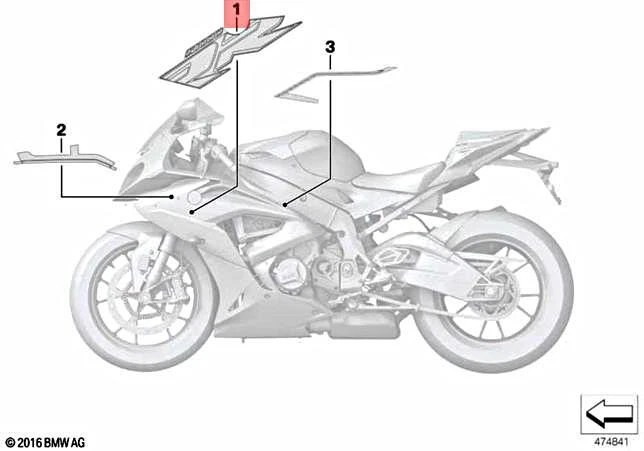 Genuine BMW K46 0D60 0D70 0D80 Lettering Right 51148528586 | eBay