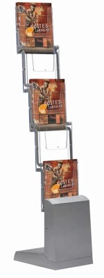 DISPLAY SALES Prospektständer faltbar 5 x DIN A4 inkl. Transporttasche Werbeaufsteller Messe