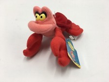 Sebastian Crab Little Mermaid Beanbag Plush Brand New Applause 42460 w/ Tag