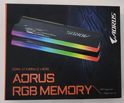 GIGABYTE AORUS RGB Memory DDR4 16GB (2x8GB) 3733MH/z | eBay