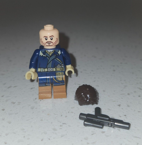 LEGO Star Wars Cassian Andor Minifigure Dark Blue Coat sw0790 - Picture 5 of 5