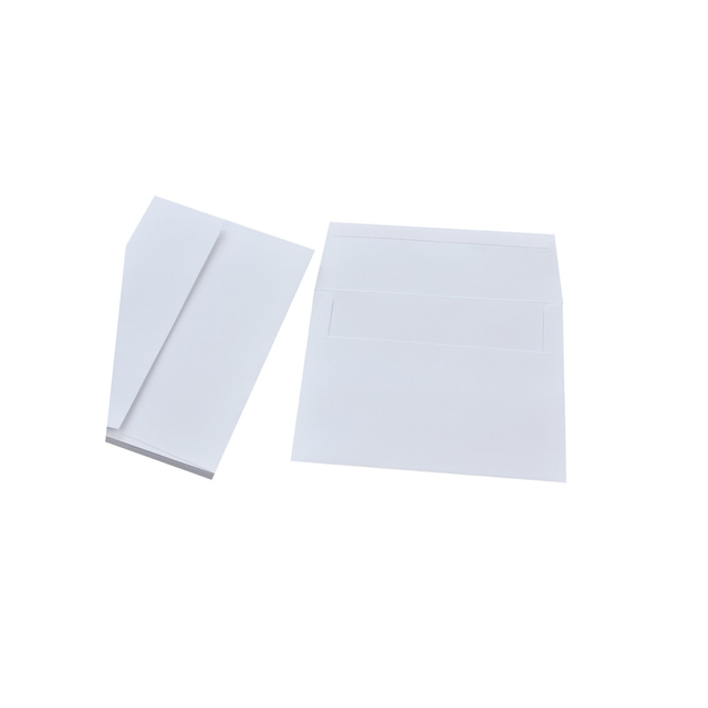 A7 White Envelopes 5X7 50 Pack Quick Self Seal,Square Flap¡ê?for 5x7